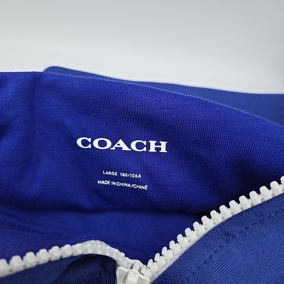Coach Blue Track Jacket - Picture 5 of 10